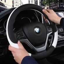 Load image into Gallery viewer, Universal Car Steering Wheel Cover Leather Car steering sleeve Car Accessories Auto Steering-Wheel covers Auto Upholstery Steering Wheel Cover Non-Slip Car Wheel Cover Protector Breathable Microfiber Universal Wheel Cover Wear-resistant Anti-slip Cover