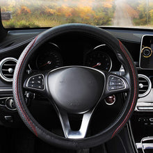 Load image into Gallery viewer, Universal Car Steering Wheel Cover Skid Proof Auto Car Steering Wheel Cover Auto Steering- Wheel Cover Microfiber Leather Viscose Breathable Anti-Slip Anti-Slip Embossing Leather Car-styling Car Accessories