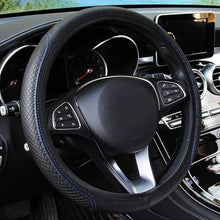 Load image into Gallery viewer, Universal Car Steering Wheel Cover Skid Proof Auto Car Steering Wheel Cover Auto Steering- Wheel Cover Microfiber Leather Viscose Breathable Anti-Slip Anti-Slip Embossing Leather Car-styling Car Accessories