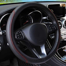Load image into Gallery viewer, Universal Car Steering Wheel Cover Skid Proof Auto Steering- Wheel Cover Anti-Slip Embossing Leather Auto Car Steering Wheel Cover Auto Steering- Wheel Cover Microfiber Leather Viscose Breathable Anti-Slip Anti-Slip Embossing Car-styling Car Accessories