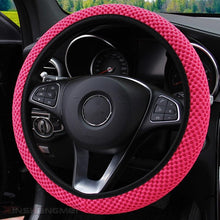 Load image into Gallery viewer, Universal Ice Silk Steering Wheel Cover Wear-resistant Anti-slip Car Accessories Microfiber Breathable Ice Silk Steering Wheel Cover Gear Handbrake Breathable Anti-Slip Warm Steering Wheel Cover Winter Cool Summer Cover Interior