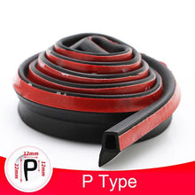 Load image into Gallery viewer, Universal Self Adhesive Auto Rubber Weather Draft Seal Strip Weather-strip for Car Window and Door Car Door Seal Strip Auto Stickers Rubber Noise Insulation Anti-Dust Soundproofing Sealing Strips Interior Accessories