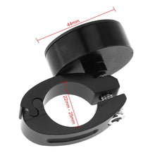 Load image into Gallery viewer, Universal Waterproof Motorbike Clock Night Light Motorcycle Handlebar Mount Clock Watch Dial Bike Handlebar Clock Watch Motorcycle Handlebar Mount Watch Clock Set with Anti-Skid Pad Wrench Universal Waterproof Black