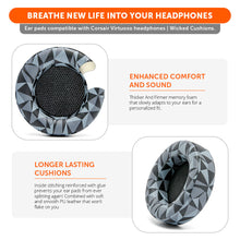 Load image into Gallery viewer, Upgraded Corsair Virtuoso Ear pads