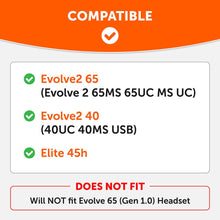 Load image into Gallery viewer, Upgraded Jabra Evolve2 65 Earpads - WC PadZ Evolve2 65