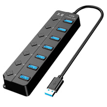 Load image into Gallery viewer, USB 3.0 HUB 7 Ports High Speed 5Gbps USB Splitter