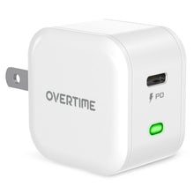 Load image into Gallery viewer, USB C Charger, Overtime 20W iPhone Fast Charger for iPhone and Android PD 3.0