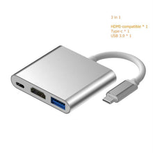 Load image into Gallery viewer, USB C to HDMI 4K VGA Adapter Compatible VGA USB C 3.0 Hub Adapter Charging Power PD Port Compatible For TV Laptop Projector