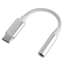 Load image into Gallery viewer, USB-C Type C Adapter Port to 3 .5mm Aux Audio Jack