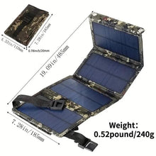 Load image into Gallery viewer, USB Foldable Solar Panel