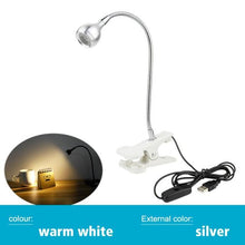 Load image into Gallery viewer, USB LED Desk Lamp With Clip Flexible Table Lamp For Book Reading Study Office Bedside Work Children Night Light For Home Decorative Table Lamp Cute Study Lamps for Bedroom Décor