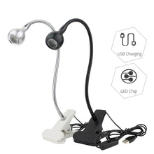 Load image into Gallery viewer, USB LED Desk Lamp With Clip Flexible Table Lamp For Book Reading Study Office Bedside Work Children Night Light For Home Decorative Table Lamp Cute Study Lamps for Bedroom Décor