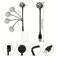 Load image into Gallery viewer, USB Music Rhythm Magic Stage Effect Projection Lamp