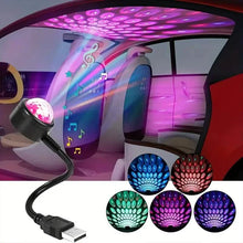 Load image into Gallery viewer, USB Music Rhythm Magic Stage Effect Projection Lamp