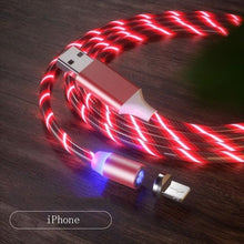 Load image into Gallery viewer, USB Phone Magnet Phone Charger Cord Cable Car Phone Charger Mobile USB Magnetic Cable Micro USB Phones Cable Car Data Line Streamer Data Cable Fast Charging 360 Degree Magnetic USB Magnetic Cable Micro USB Magnet Phone Charger Cord