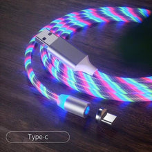 Load image into Gallery viewer, USB Phone Magnet Phone Charger Cord Cable Car Phone Charger Mobile USB Magnetic Cable Micro USB Phones Cable Car Data Line Streamer Data Cable Fast Charging 360 Degree Magnetic USB Magnetic Cable Micro USB Magnet Phone Charger Cord