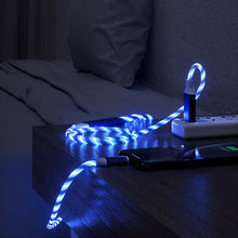 Load image into Gallery viewer, USB Phone Magnet Phone Charger Cord Cable Car Phone Charger Mobile USB Magnetic Cable Micro USB Phones Cable Car Data Line Streamer Data Cable Fast Charging 360 Degree Magnetic USB Magnetic Cable Micro USB Magnet Phone Charger Cord