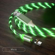 Load image into Gallery viewer, USB Phone Magnet Phone Charger Cord Cable Car Phone Charger Mobile USB Magnetic Cable Micro USB Phones Cable Car Data Line Streamer Data Cable Fast Charging 360 Degree Magnetic USB Magnetic Cable Micro USB Magnet Phone Charger Cord