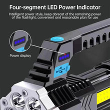 Load image into Gallery viewer, USB Rechargeable High Power LED Flashlight