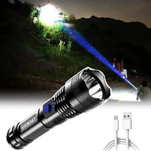 Load image into Gallery viewer, USB Rechargeable Strong Light Flashlight