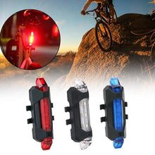 Load image into Gallery viewer, USB Rechargeable Waterproof Mountain Bike Lamp Warning Cycling Taillight Bike LED Headlight Tail Light Ultra Bright Bicycle LED Safety Light Waterproof Cycling Taillight For Electric Scooter