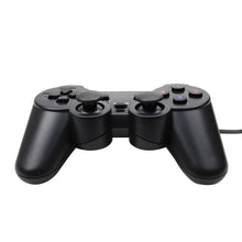 Load image into Gallery viewer, USB Wired Controller Gamepad For Computer Laptop Joystick Black Vibration PC Game Joystick Double Vibration Feedback Motors Fit for PC Computer