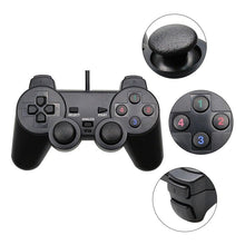 Load image into Gallery viewer, USB Wired Controller Gamepad For Computer Laptop Joystick Black Vibration PC Game Joystick Double Vibration Feedback Motors Fit for PC Computer
