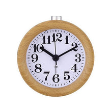 Load image into Gallery viewer, USB/AAA Powered LED Digital Clock Wooden Alarm Clock Table Clock Wooden Digital Alarm Clock with Wireless Charging 3 Alarms LED Display Sound Control and Snooze Dual for Bedroom Bedside Office Voice Control Electronic Clock Desktop Decor