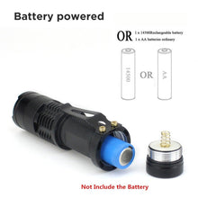 Load image into Gallery viewer, UV 365nm light wood's lamp Rechargeable Portable Mini Handheld Fluorescent Agent Purple Light USB Ultraviolet Flashlight Detection Flashlight For Dog Urine Pet Stains 370nm