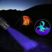 Load image into Gallery viewer, UV 365nm light wood's lamp Rechargeable Portable Mini Handheld Fluorescent Agent Purple Light USB Ultraviolet Flashlight Detection Flashlight For Dog Urine Pet Stains 370nm