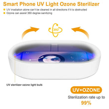 Load image into Gallery viewer, UV Light Sanitizer Box Portable 10w Phone Wireless Charging Disinfection Lamp