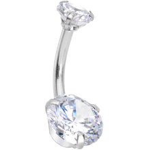 Load image into Gallery viewer, Clear Gem Sparkle Butterfly Dangle Belly Ring