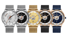 Load image into Gallery viewer, Universal Waterproof Modern Luxury Watch Stainless Steel Hardlex Glass Excellent Design Perfect Gift For Him