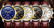 Load image into Gallery viewer, Men's Waterproof Watch With Chronometers Date Display And Fluorescent Pointers Excellent Look Perfect Gift