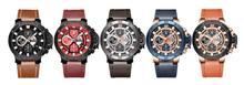 Load image into Gallery viewer, Men's Casual Waterproof Watch With Chronometers And Fluorescent Hands Excellent Design Perfect Gift