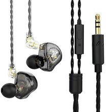 Load image into Gallery viewer, V5.0 HD Stereo Sound Sports Wireless Over-Ear Headphones with Mic, Passive Noise Cancelling Headsets, 9 Hours Battery for Gym Running QKZ AK6 MAX In-Ear Earphone Bass Stereo Earbuds Wired Headphones Noise Cancelling Waterproof Headsets with Microphone