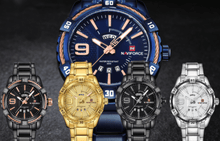 Load image into Gallery viewer, Men's Luxury Stainless steal Waterproof Watch With Day And Date Display Unique Design Perfect Gift In Modern Metal Men Wrist Watch Design