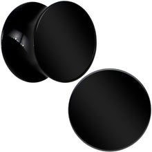 Load image into Gallery viewer, Black UV Acrylic Saddle Plug Set 5mm to 25mm