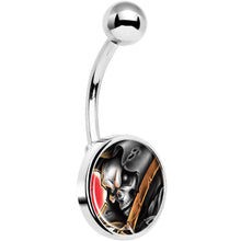 Load image into Gallery viewer, Wake the Dead Grim Reaper Halloween Belly Ring