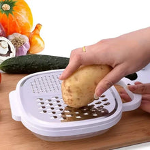 Load image into Gallery viewer, Vegetable Cutter With Lid And Drainer Basket