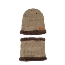 Load image into Gallery viewer, Velvet Cap Parent Child Super Warm Winter Balaclava Beanies Knitted Hat Scarf For Girl Boy Hats Outdoor Sport Warm Beanies Hat For Men Knitted Hats Bandana Hiking Camping Kid Neck Warmer Cap Winter Balaclava Beanies Mother Hat Women Warm Thick Balaclava