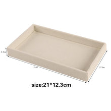Load image into Gallery viewer, Velvet Jewelry Display Stackable Exquisite Jewelry Holder Portable Ring Earrings Necklace Organizer Box organizer Velvet Drawer Organizer Showcase Jewelry Storage for Bracelet Necklace Earring Ring