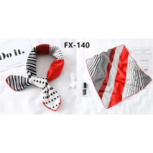 Load image into Gallery viewer, Versatile Square Silk Scarf For Women Fashionable Printed Small Neck Scarfs Office Lady Hair Band Foulard Hand For Female Bandana Shawl