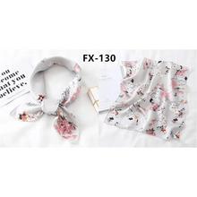 Load image into Gallery viewer, Versatile Square Silk Scarf For Women Fashionable Printed Small Neck Scarfs Office Lady Hair Band Foulard Hand For Female Bandana Shawl