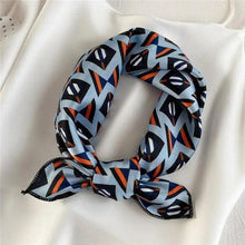 Load image into Gallery viewer, Versatile Square Silk Scarf For Women Fashionable Printed Small Neck Scarfs Office Lady Hair Band Foulard Hand For Female Bandana Shawl