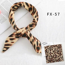 Load image into Gallery viewer, Versatile Square Silk Scarf For Women Fashionable Printed Small Neck Scarfs Office Lady Hair Band Foulard Hand For Female Bandana Shawl