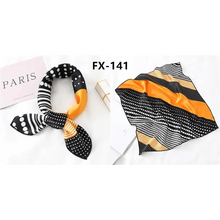 Load image into Gallery viewer, Versatile Square Silk Scarf For Women Fashionable Printed Small Neck Scarfs Office Lady Hair Band Foulard Hand For Female Bandana Shawl