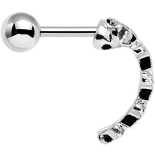 Load image into Gallery viewer, 16G 1/4 Stainless Steel Quintet Star Cartilage Earring