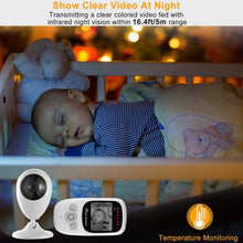 Load image into Gallery viewer, Video Baby with Digital Camera Infrared Night Viion