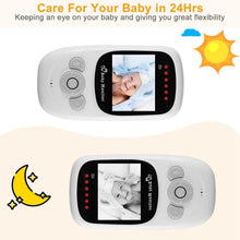 Load image into Gallery viewer, Video Baby with Digital Camera Infrared Night Viion